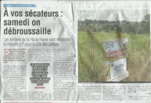 Morlanwelz Semaine des sentiers 2016